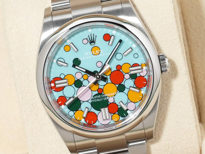 ロレックス オイスターパーペチュアル36 Ref.126000 ステンレススチール セレブレーションモチーフ文字盤