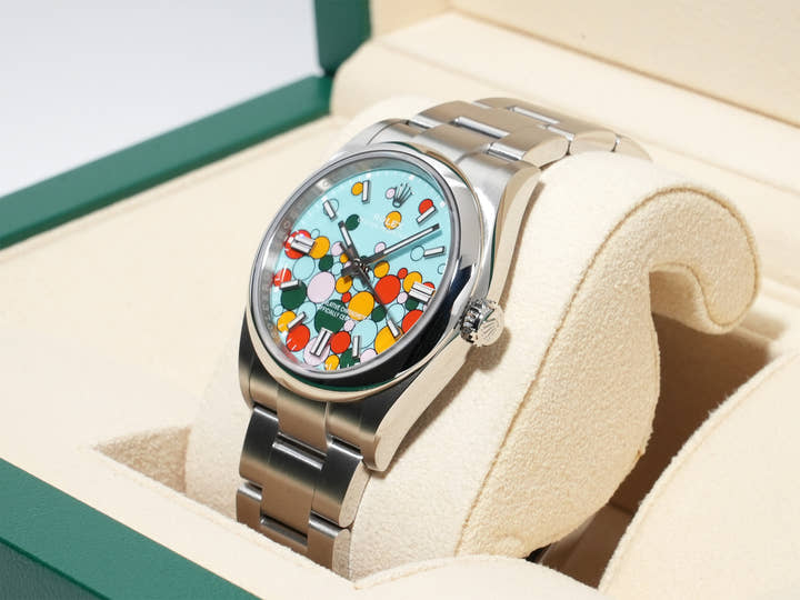 ロレックス オイスターパーペチュアル36 Ref.126000 ステンレススチール セレブレーションモチーフ文字盤