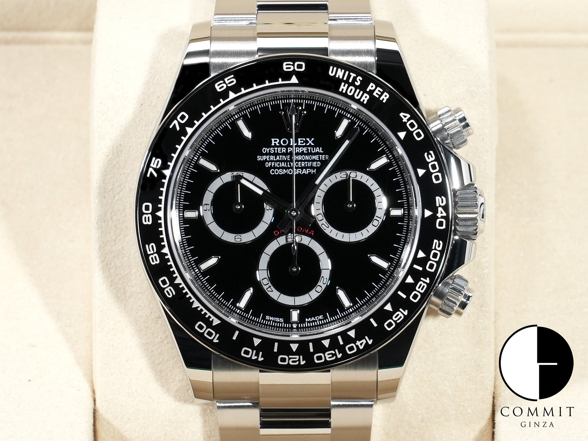 ロレックス デイトナ Ref.126500LN SS ブラック文字盤 未使用 mq6hoowb