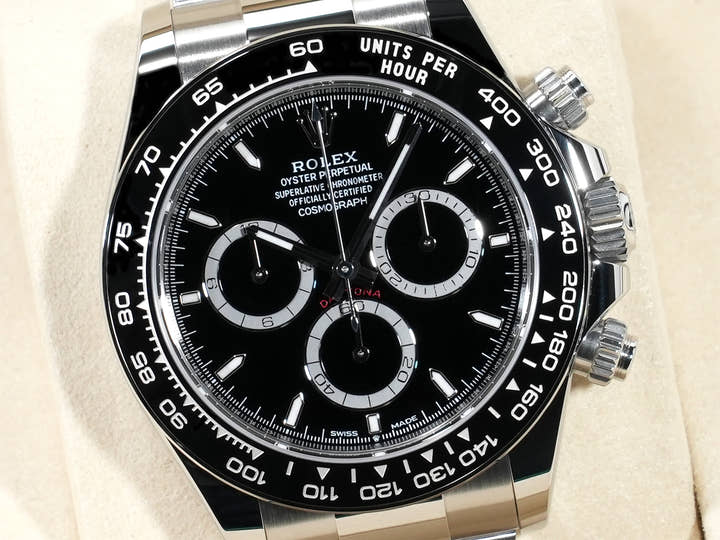 ロレックス デイトナ Ref.126500LN ステンレススチール ブラック文字盤