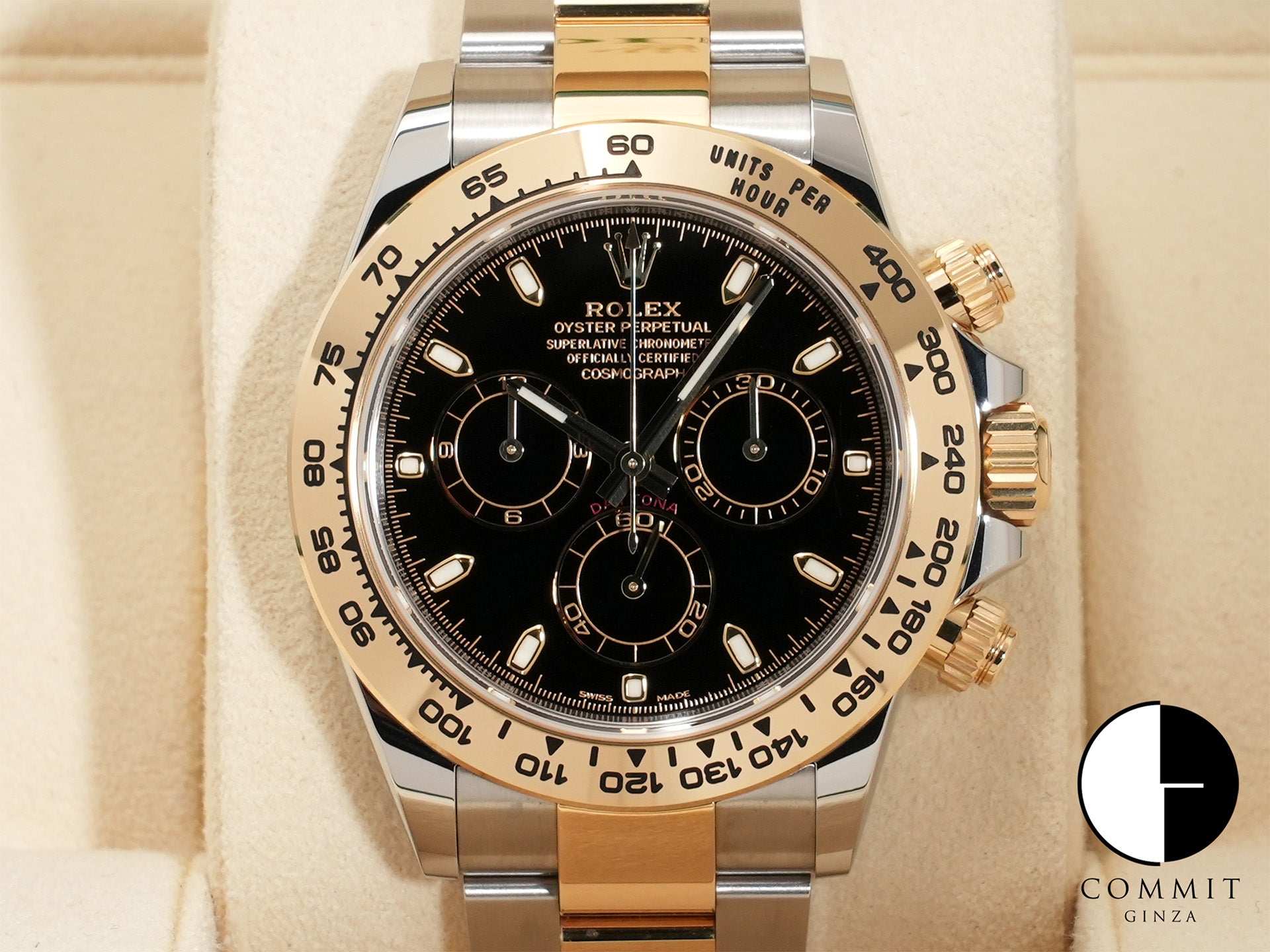 ロレックス デイトナ Ref.116503 SS/YG ブラック文字盤 美品 33oc9d5m