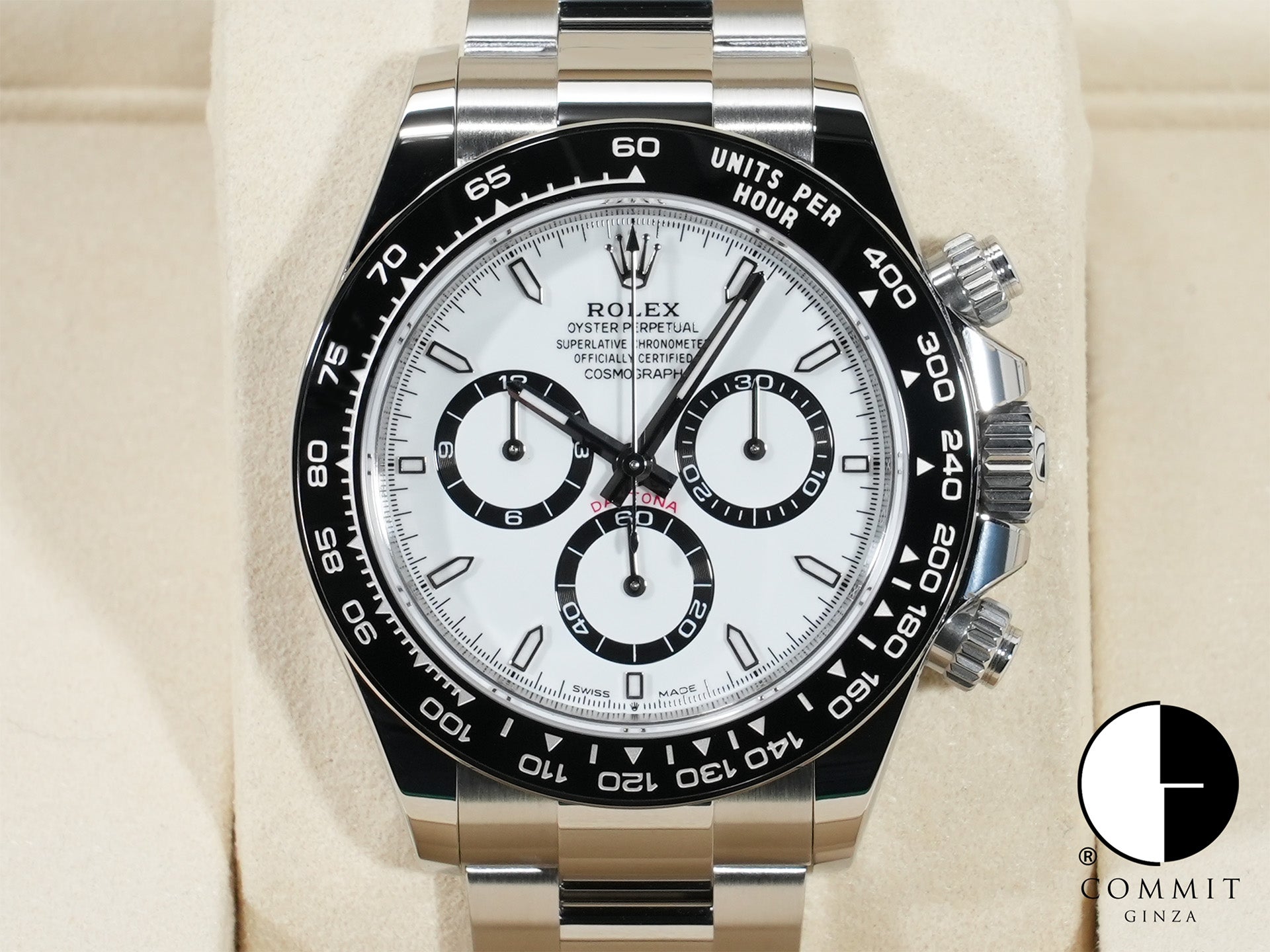ロレックス デイトナ Ref.126500LN SS ホワイト文字盤 未使用 4759hsef