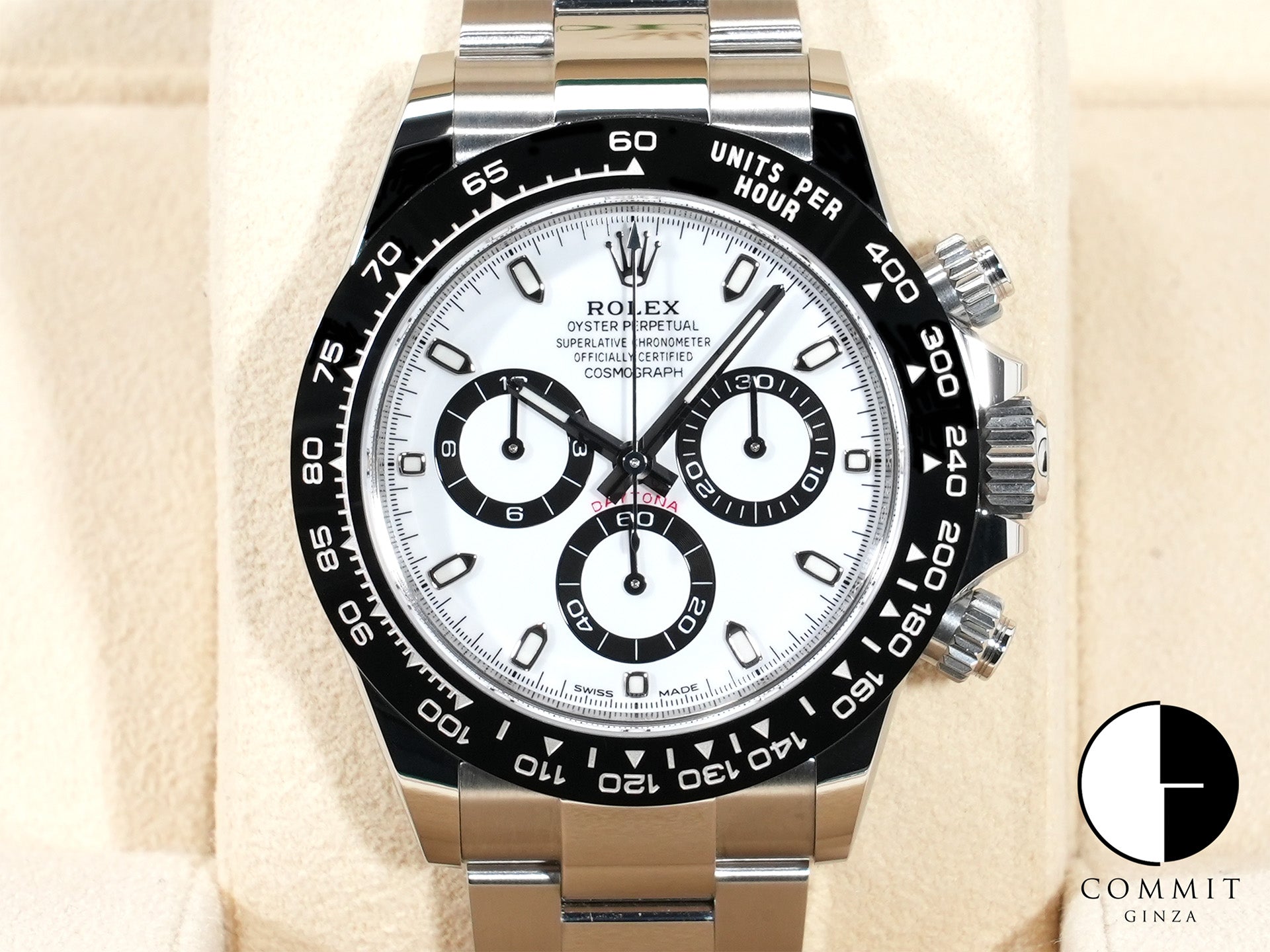 ロレックス デイトナ Ref.116500LN SS ホワイト文字盤 極美品 en5bwbho