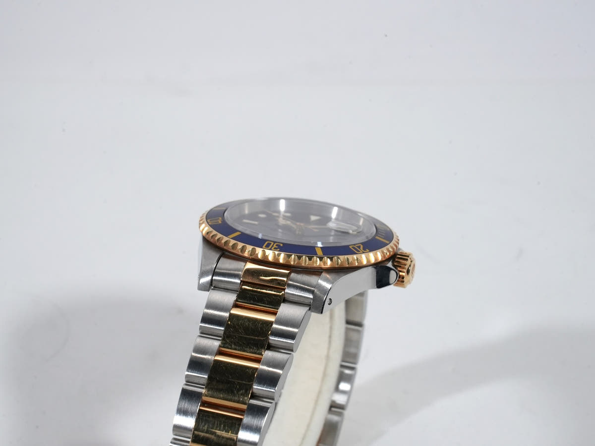 ロレックス サブマリーナー デイト Ref.16613 SS/YG ブルー文字盤 中古 zn6w67mu