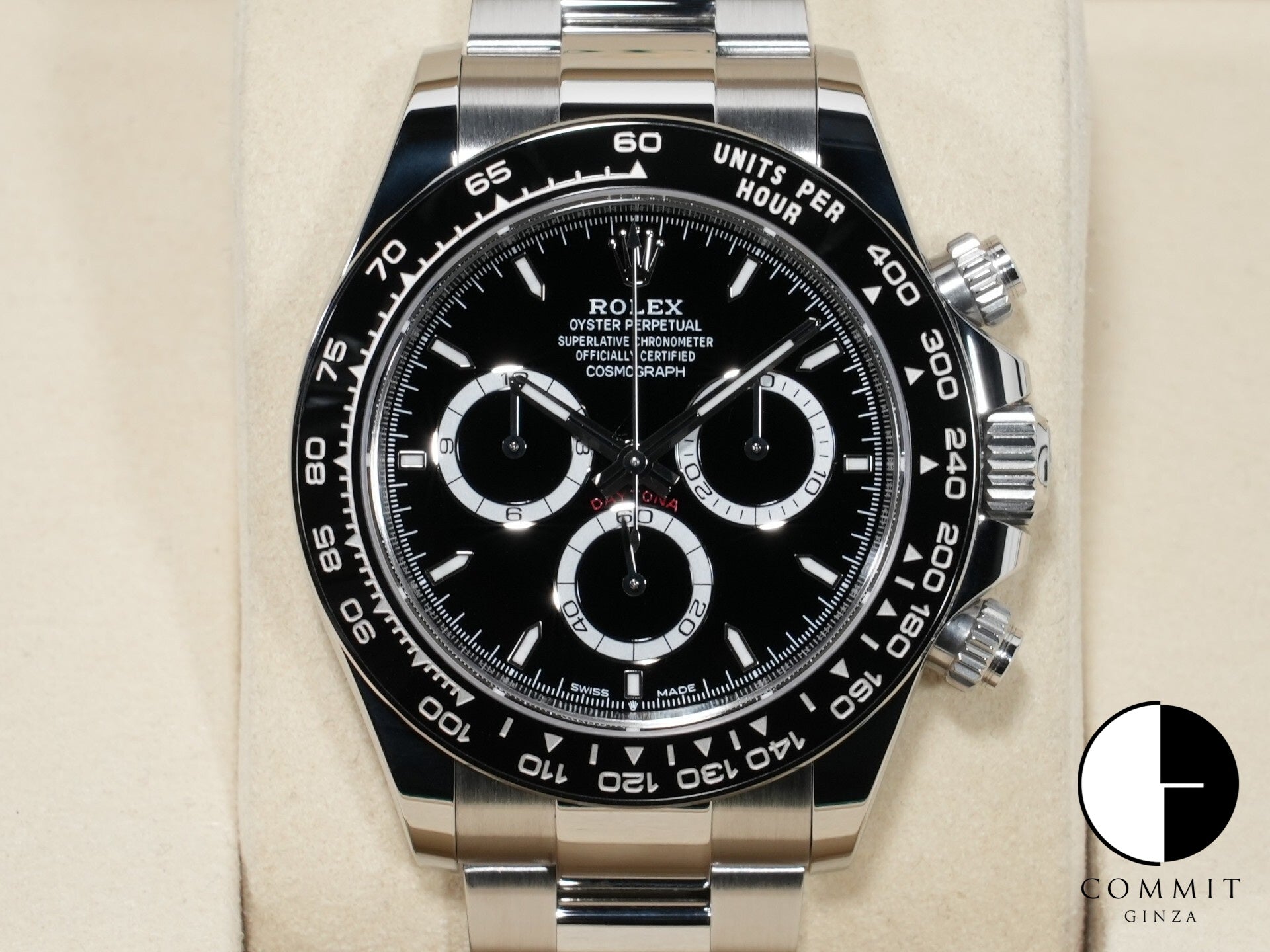 ロレックス デイトナ Ref.126500LN SS ブラック文字盤 未使用 cbsnwxjv