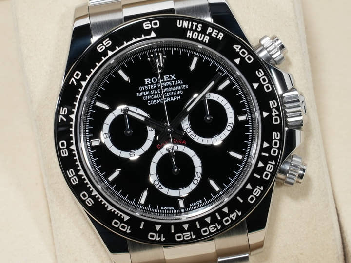 ロレックス デイトナ Ref.126500LN ステンレススチール ブラック文字盤