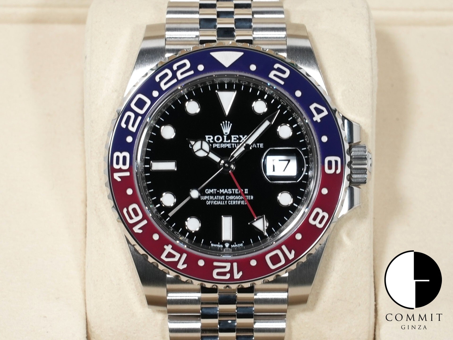ロレックス GMTマスターII Ref.126710BLRO SS ブラック文字盤 ジュビリーブレスレット 未使用 xf89hmkk