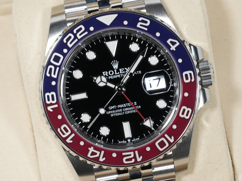 ロレックス GMTマスターII Ref.126710BLRO SS ブラック文字盤 ジュビリーブレスレット 未使用 xf89hmkk