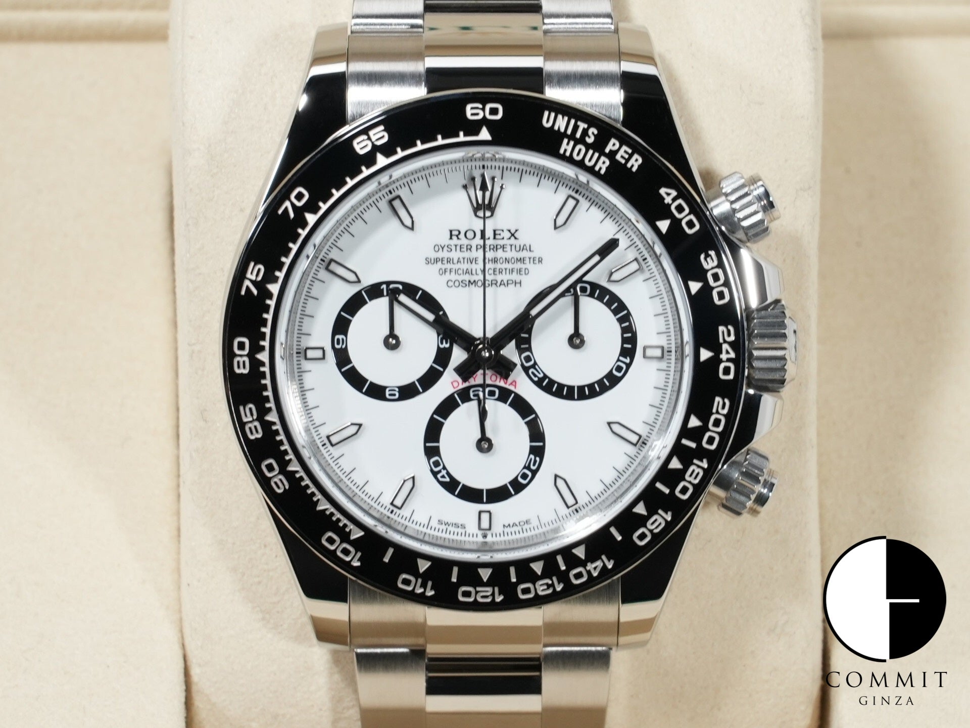 ロレックス デイトナ Ref.126500LN SS ホワイト文字盤 未使用 on97nib6