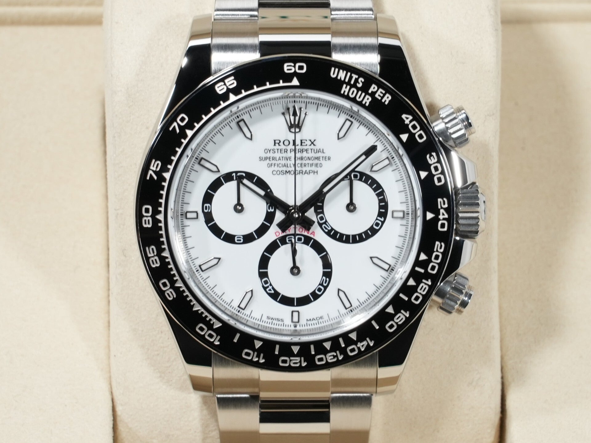 ロレックス デイトナ Ref.126500LN SS ホワイト文字盤 未使用 on97nib6