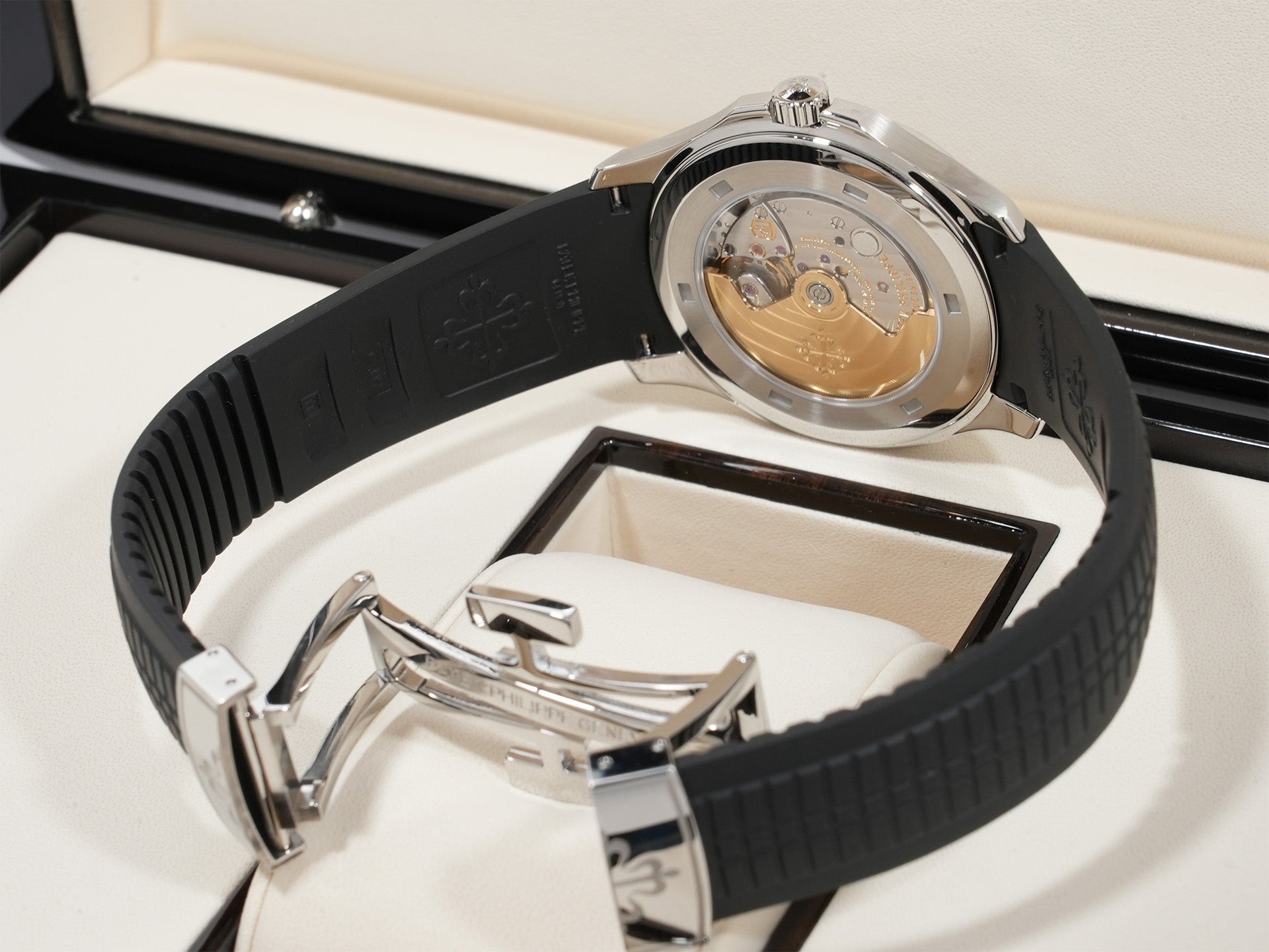パテックフィリップ アクアノート TIFFANY&CO. Ref.5167A-001 SS ブラック文字盤 中古 tcrd2sxd