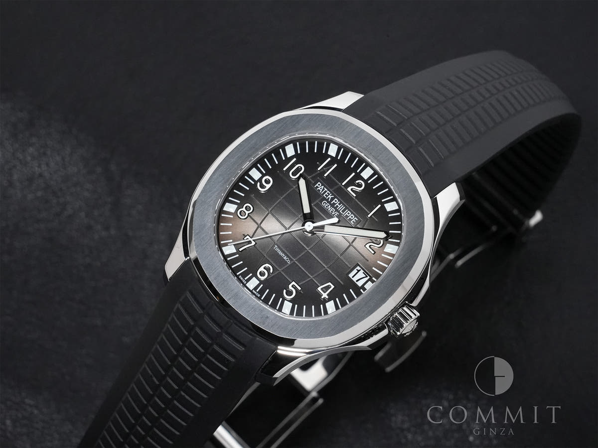 パテックフィリップ アクアノート TIFFANY&CO. Ref.5167A-001 SS ブラック文字盤 中古 tcrd2sxd