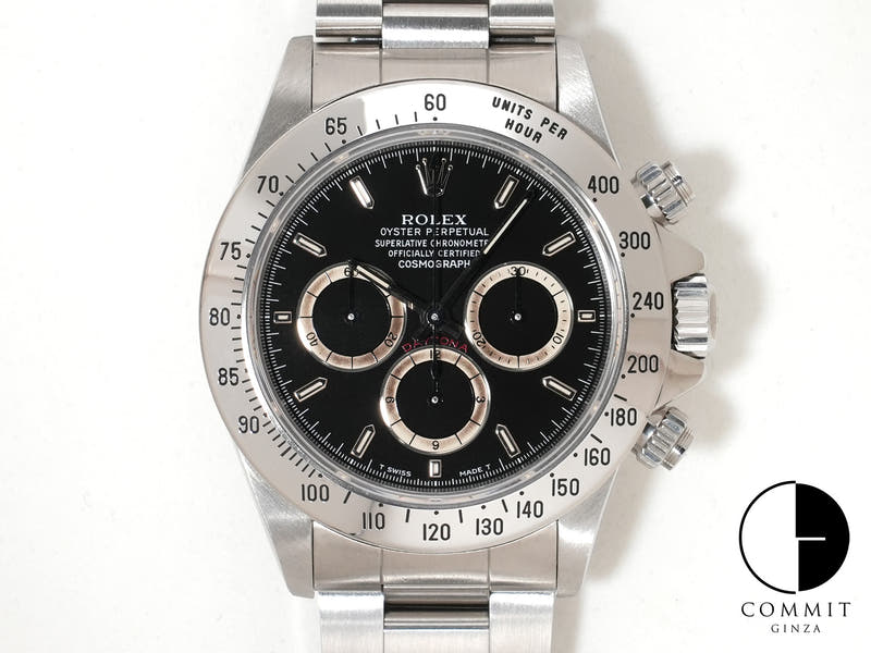 ロレックス デイトナ エルプリメロ Ref.16520 SS ブラック文字盤 中古 oux796au