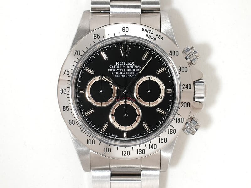 ロレックス デイトナ エルプリメロ Ref.16520 SS ブラック文字盤 中古 oux796au