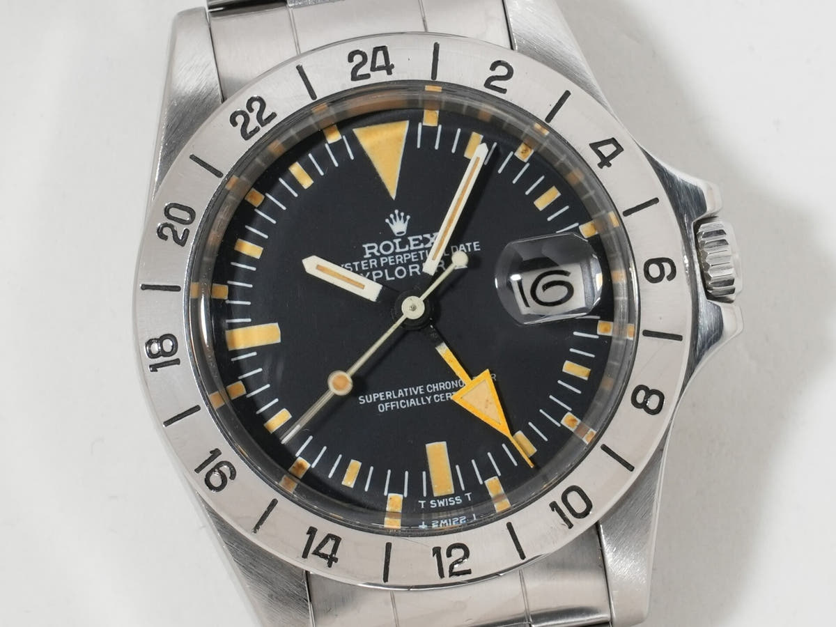 Rolex Explorer II Ref.1655 SS Black Dial Used 4opgmpn2