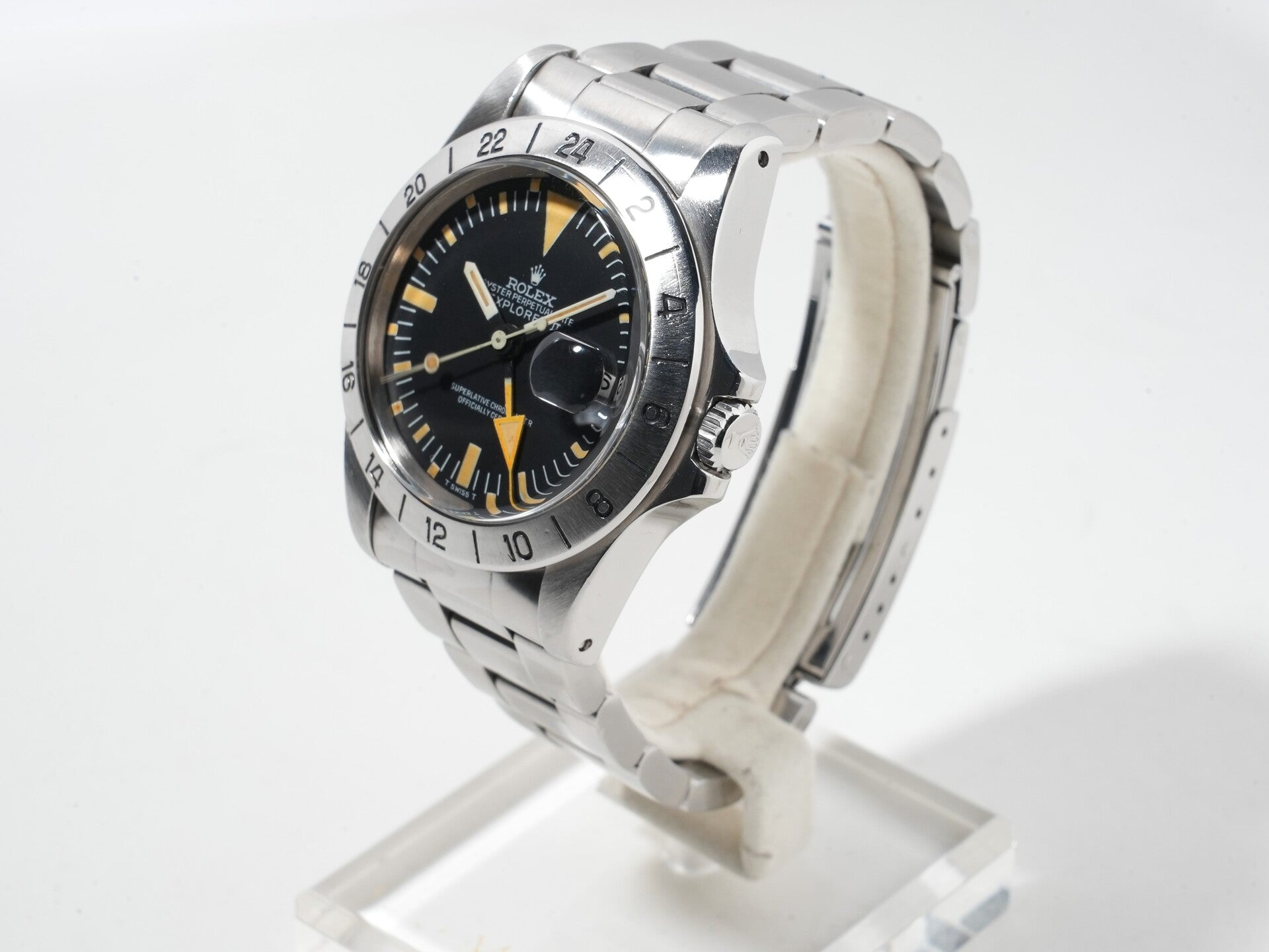 Rolex Explorer II Ref.1655 SS Black Dial Used 4opgmpn2