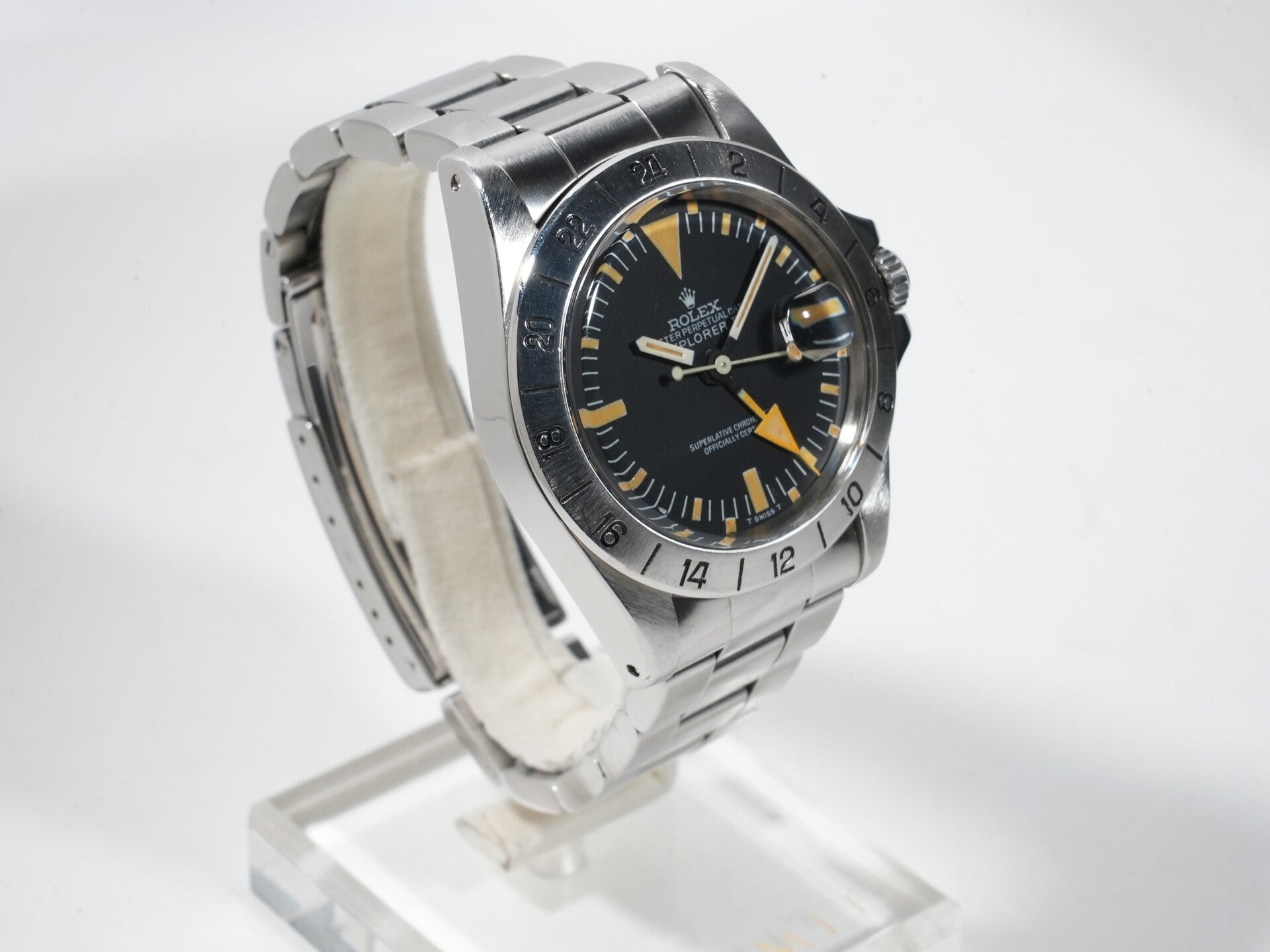 Rolex Explorer II Ref.1655 SS Black Dial Used 4opgmpn2