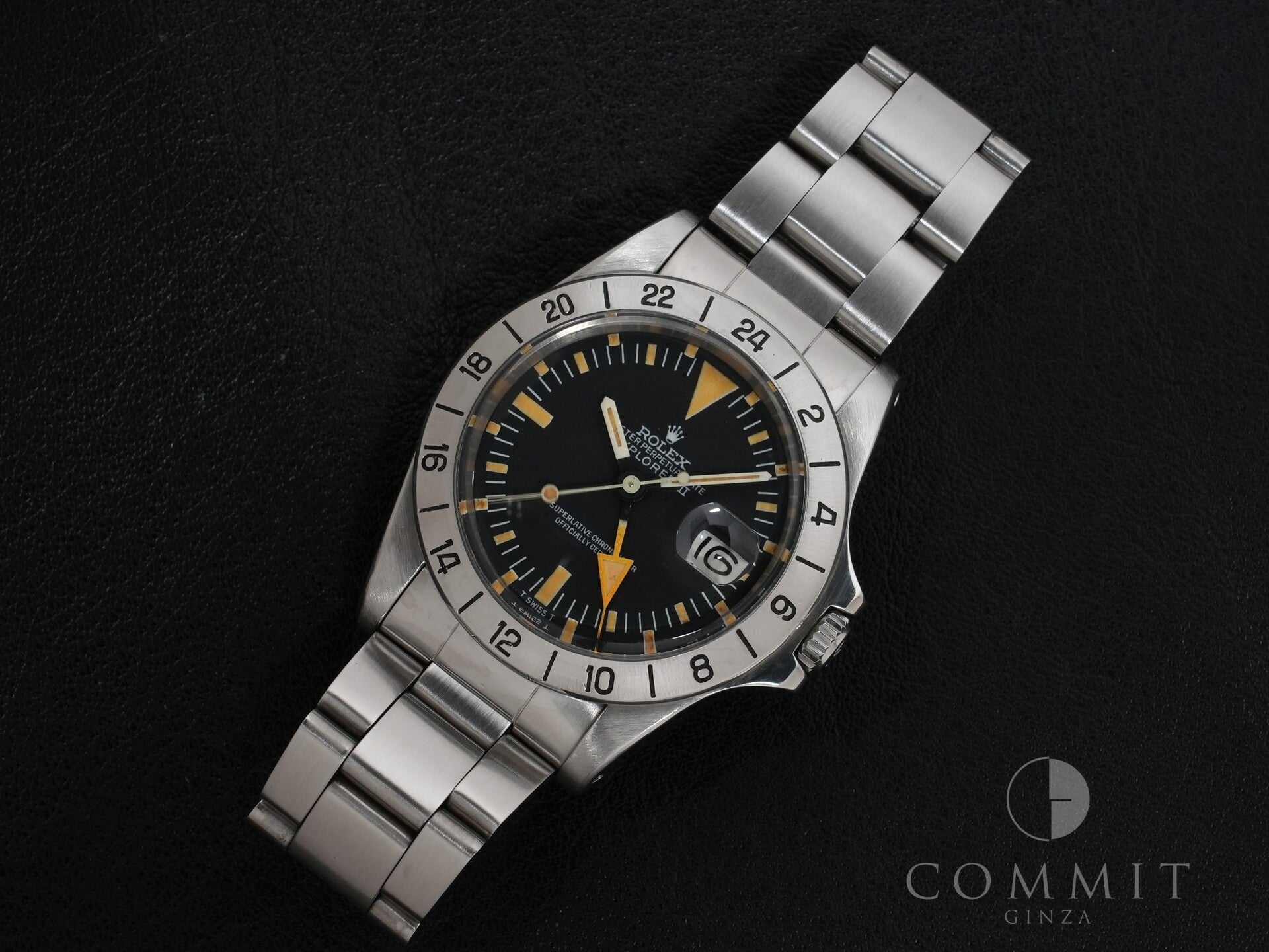 Rolex Explorer II Ref.1655 SS Black Dial Used 4opgmpn2