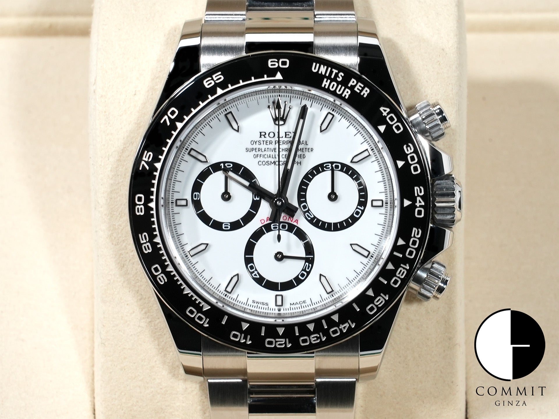 ロレックス デイトナ Ref.126500LN SS ホワイト文字盤 美中古 2a93tu3m