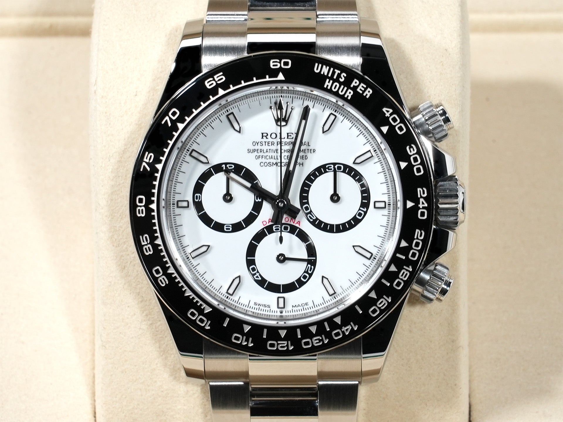 ロレックス デイトナ Ref.126500LN SS ホワイト文字盤 美中古 2a93tu3m