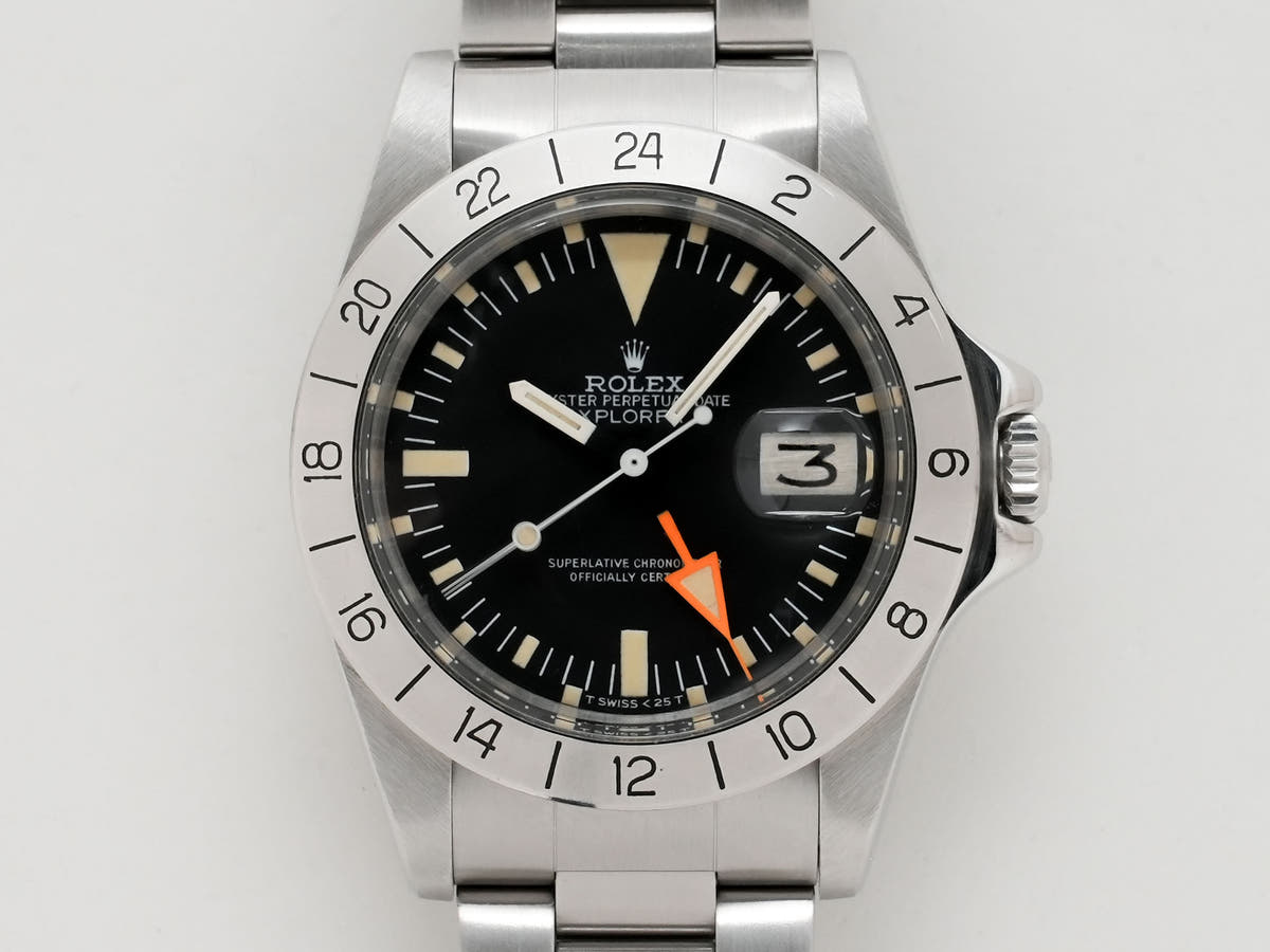 Rolex Explorer II Ref.1655 SS Black Dial Used abf32noi