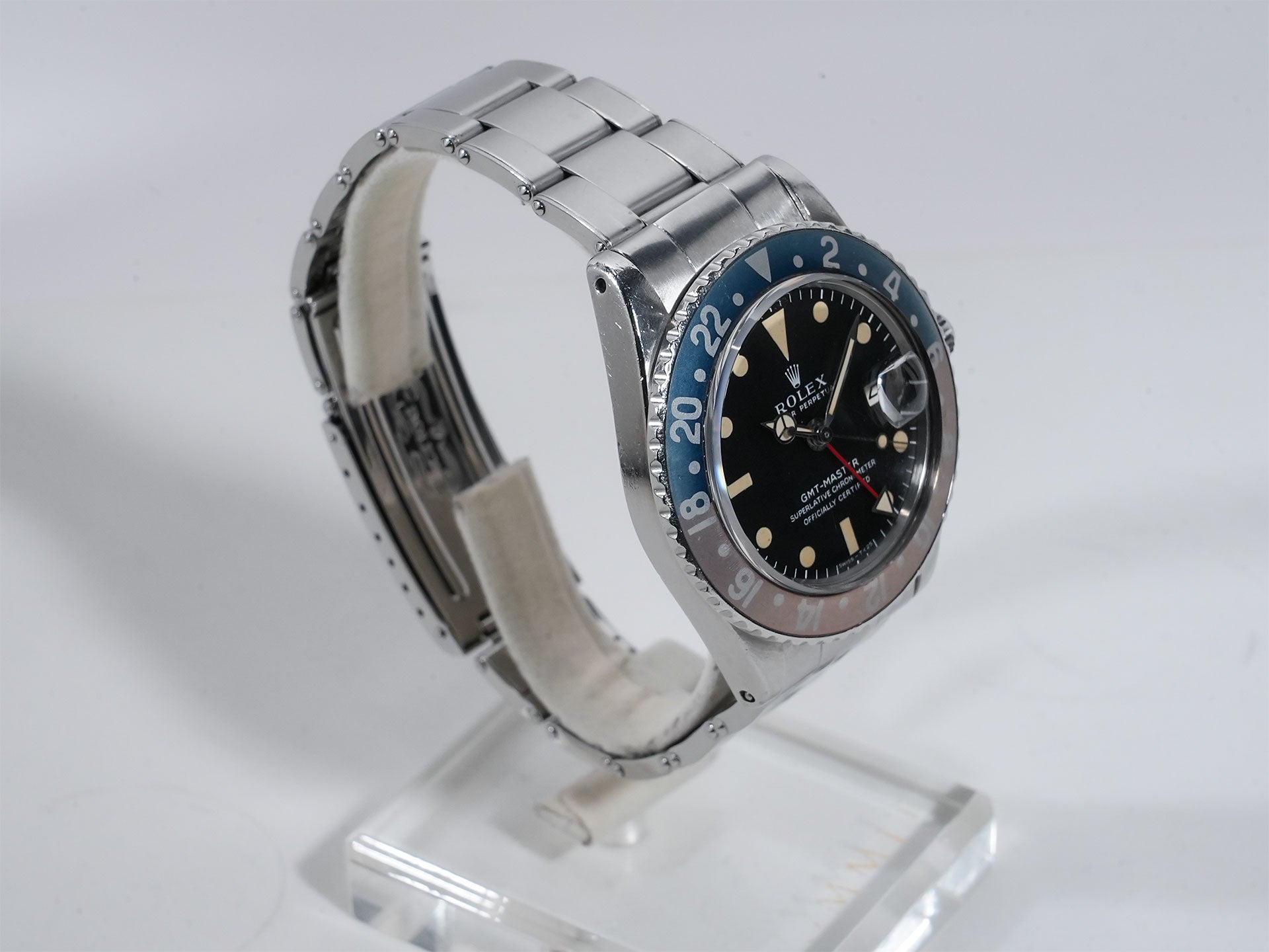 Rolex GMT Master Ref.1675 SS Black Dial Used f6ry489j