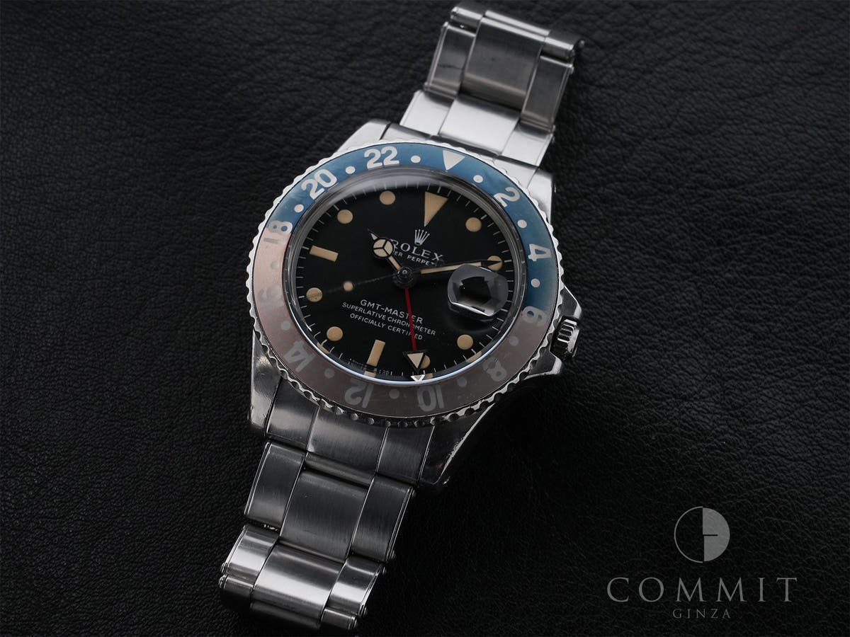 Rolex GMT Master Ref.1675 SS Black Dial Used f6ry489j