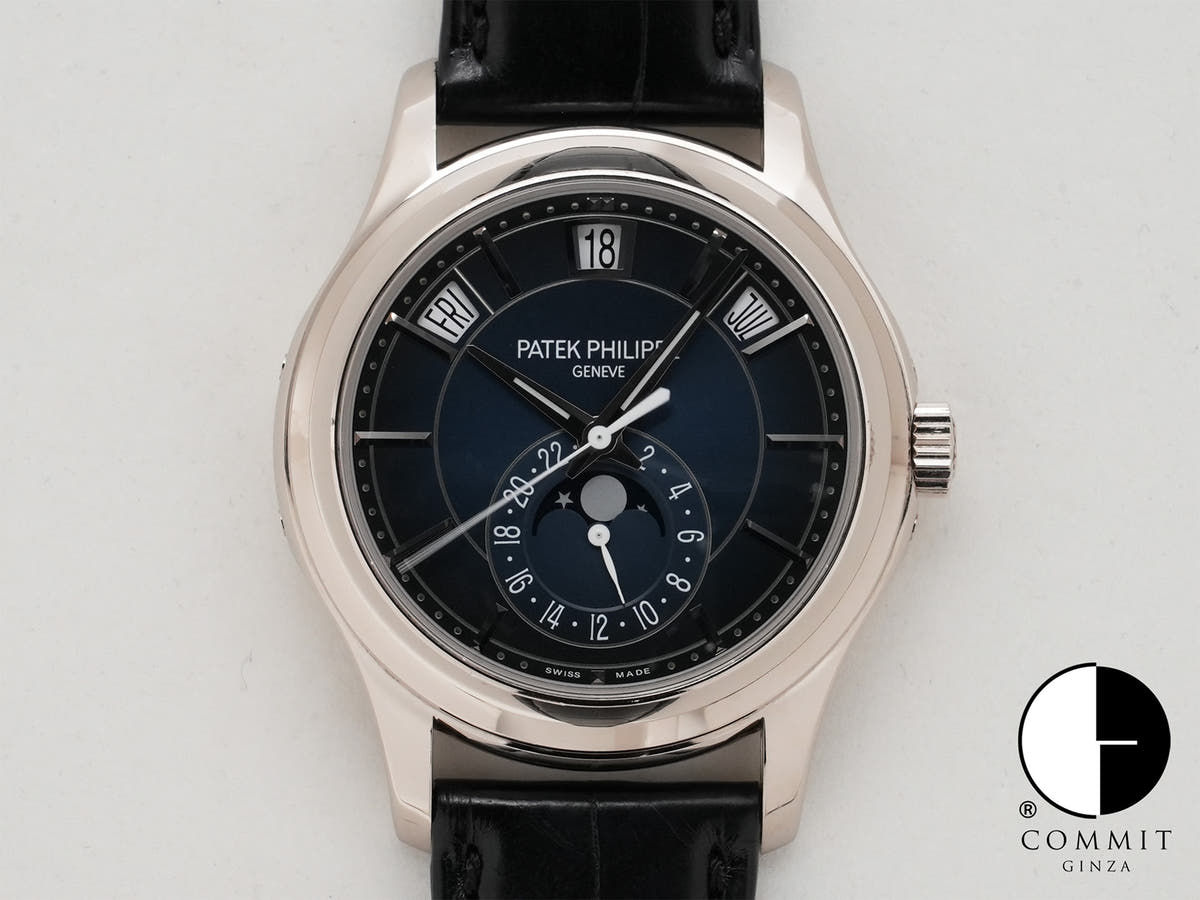 パテックフィリップ アニュアルカレンダー Ref.5205G-013 18KWG ブルーブラックグラデーション文字盤 中古 xj4xzmhh