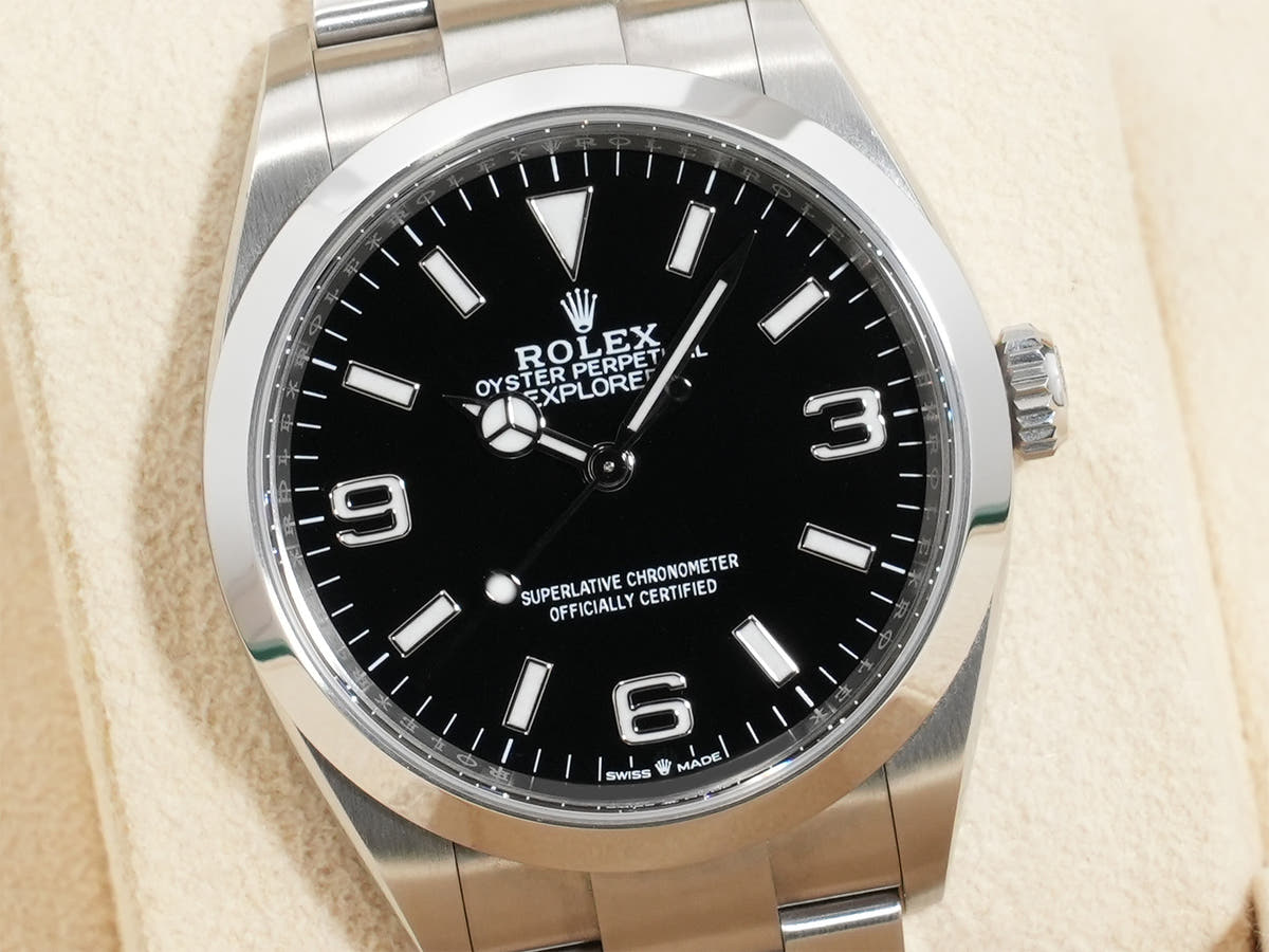 ロレックス エクスプローラー36 Ref.124270 SS ブラック文字盤 中古 73hagqka