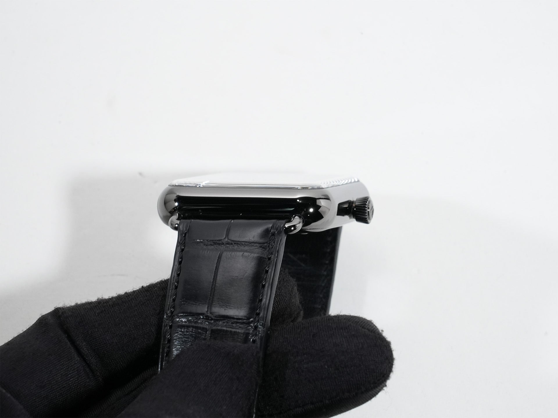 H.モーザー スイス アルプ ウォッチ ファイナル アップグレード Ref.5324-1205 SS ベンタブラック文字盤 中古 33k5qtar