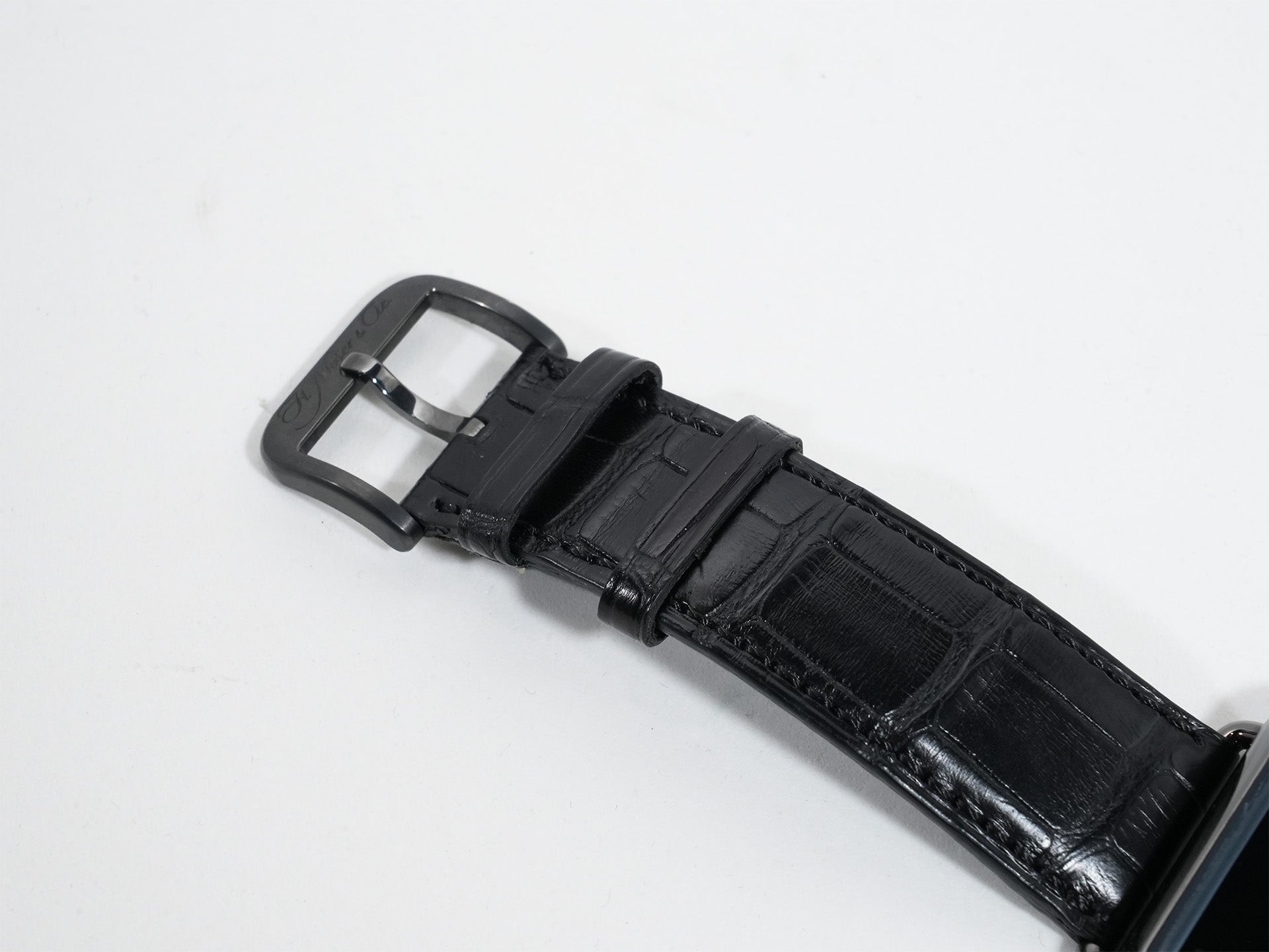 H.モーザー スイス アルプ ウォッチ ファイナル アップグレード Ref.5324-1205 SS ベンタブラック文字盤 中古 33k5qtar