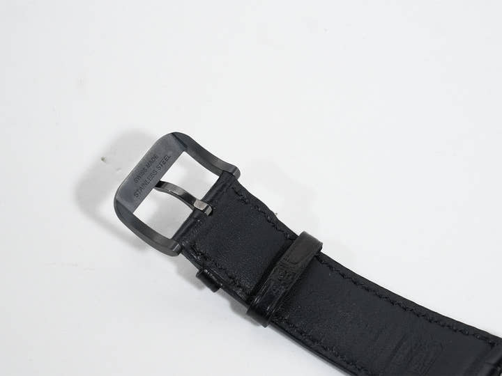 H.モーザー スイス アルプ ウォッチ ファイナル アップグレード Ref.5324-1205 SS ベンタブラック文字盤 中古 33k5qtar