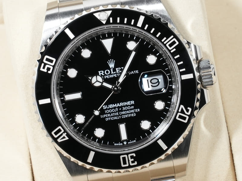 ロレックス サブマリーナー デイト Ref.126610LN SS ブラック文字盤 未使用 nqn88276