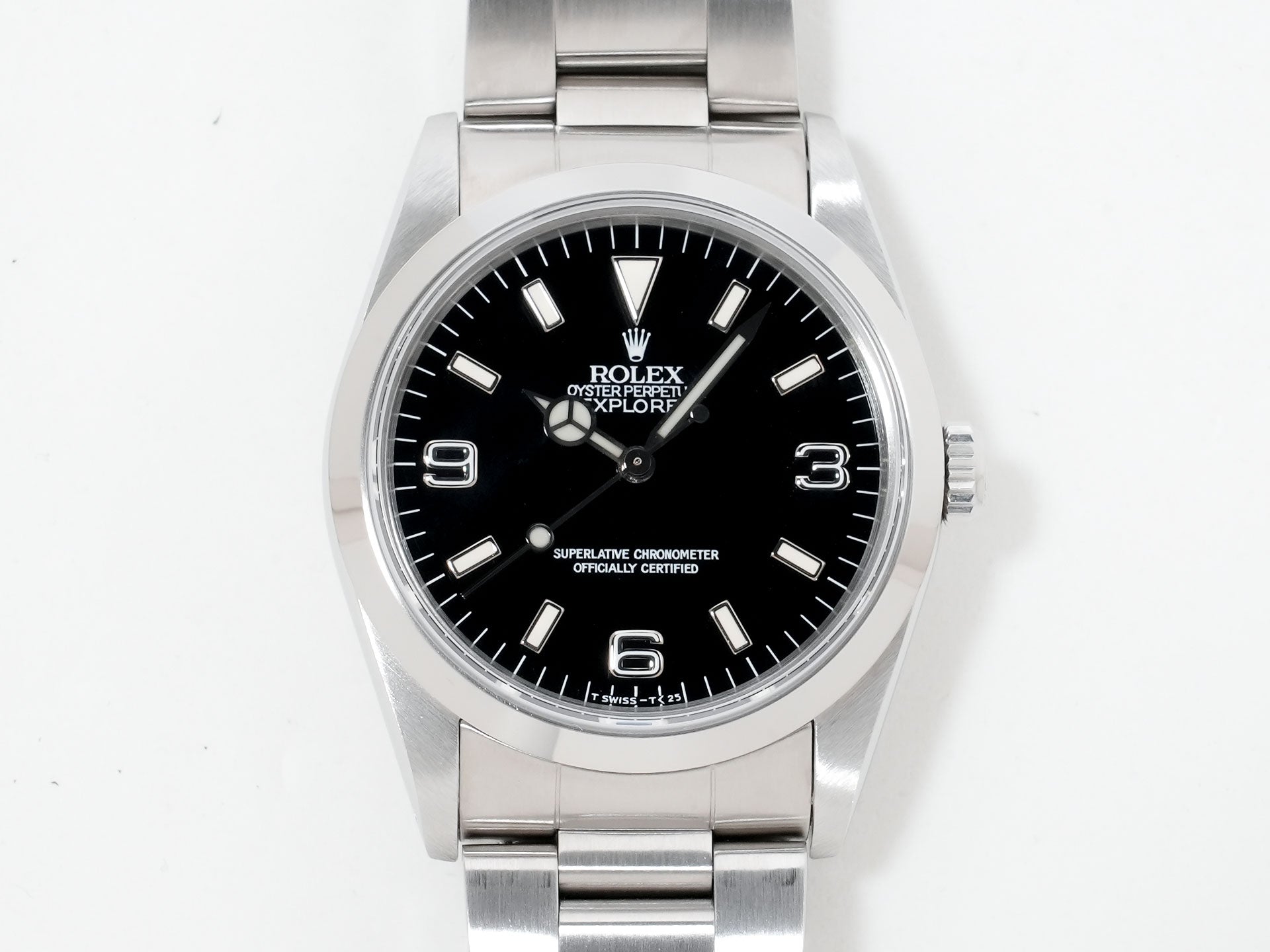 ロレックス エクスプローラーⅠ Ref.14270 SS ブラック文字盤 美中古 oarbypib