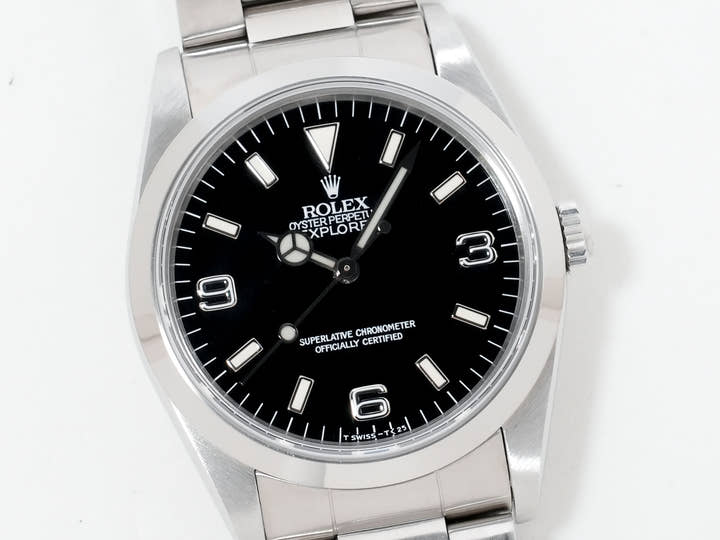 ロレックス エクスプローラーI Ref.14270 ステンレススチール ブラック文字盤