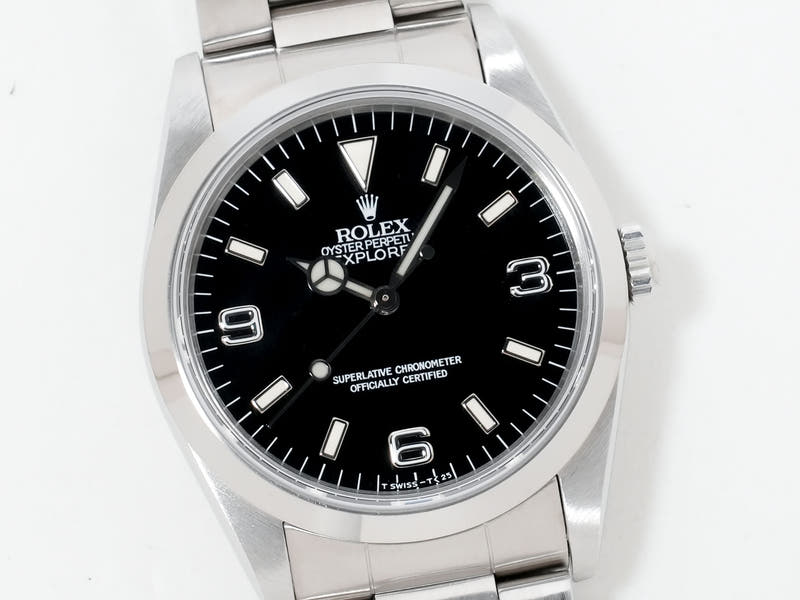 ロレックス エクスプローラーⅠ Ref.14270 SS ブラック文字盤 美中古 oarbypib