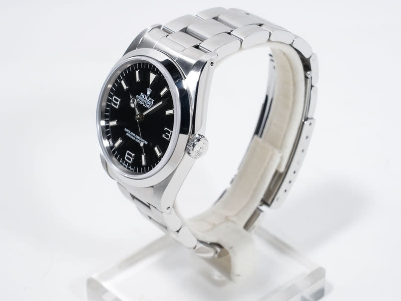 ロレックス エクスプローラーⅠ Ref.14270 SS ブラック文字盤 美中古 oarbypib