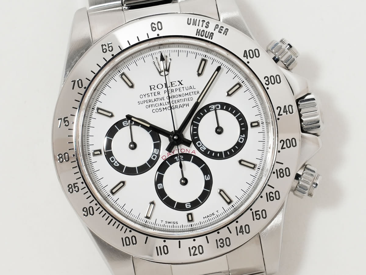 ロレックス デイトナ エルプリメロ Ref.16520 SS ホワイト文字盤 美中古 2angkzsc
