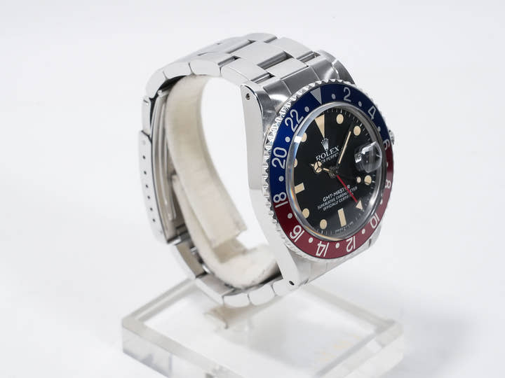 ロレックス GMTマスター Ref.16750 ステンレススチール ブラック文字盤