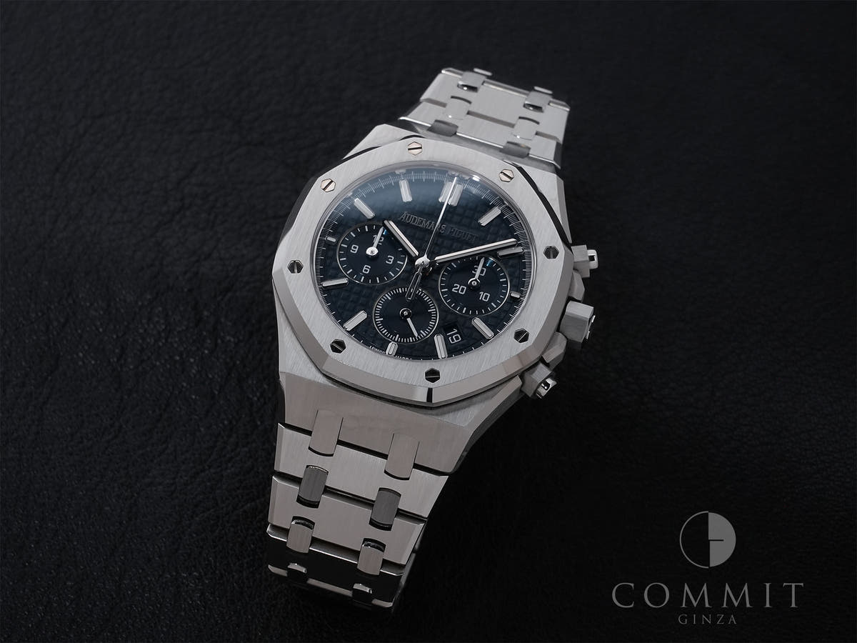オーデマピゲ ロイヤルオーク クロノグラフ Ref.26715ST.OO.1356ST.01 SS ナイトブルー文字盤 中古 ytapqswi