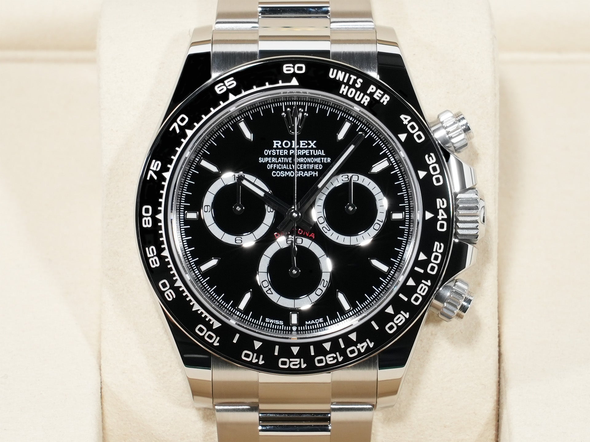 ロレックス デイトナ Ref.126500LN ステンレススチール ブラック文字盤