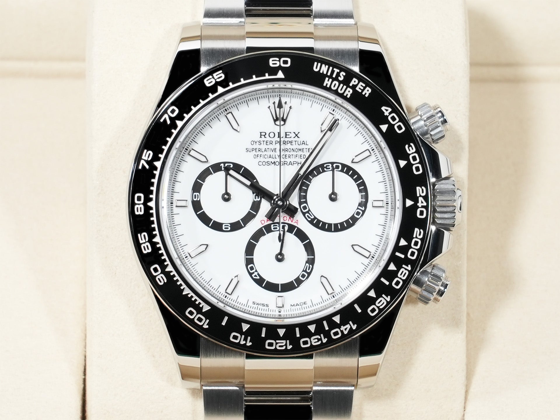 ロレックス デイトナ Ref.126500LN ステンレススチール ホワイト文字盤