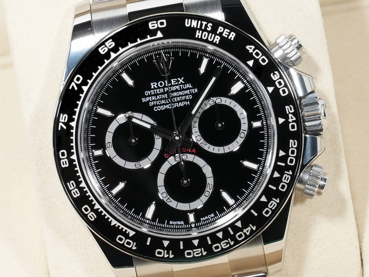 ロレックス デイトナ Ref.126500LN ステンレススチール ブラック文字盤