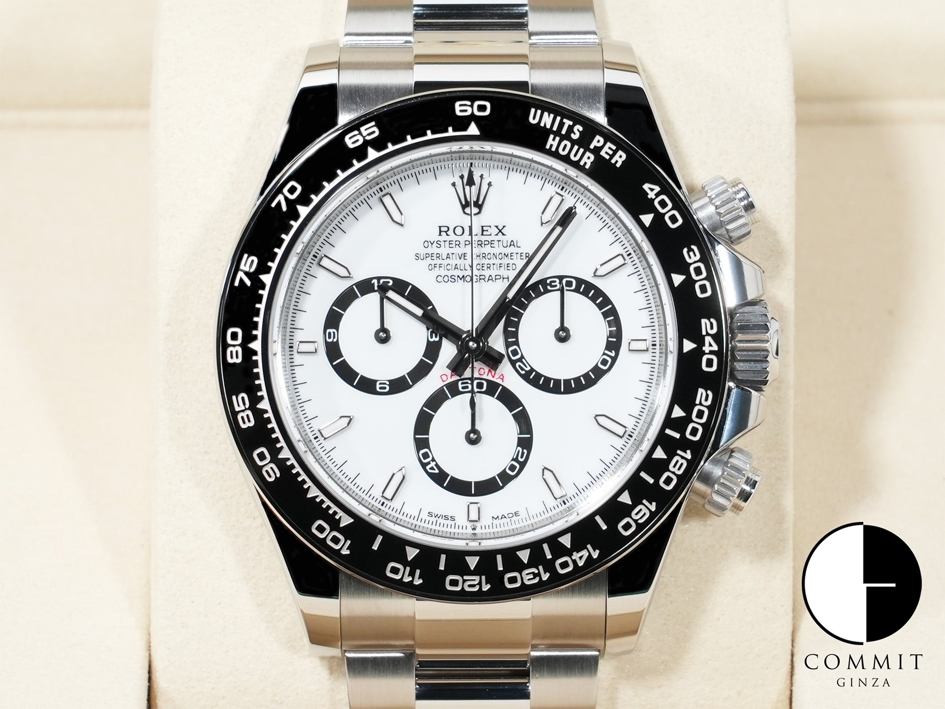 ロレックス デイトナ Ref.126500LN SS ホワイト文字盤 未使用 d5cv78n8
