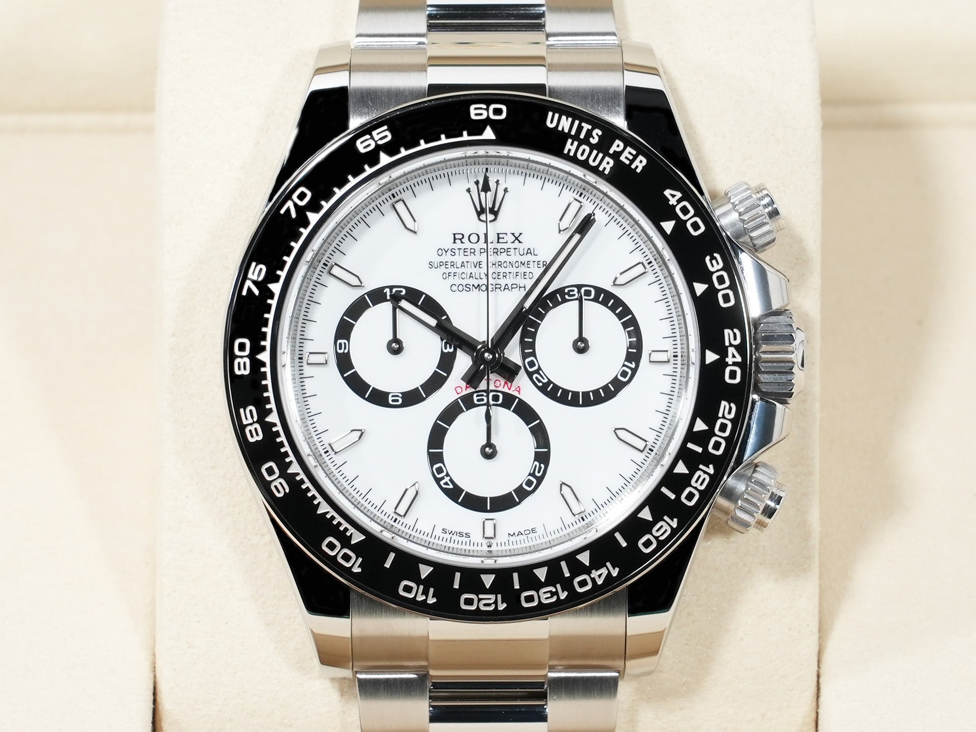 ロレックス デイトナ Ref.126500LN SS ホワイト文字盤 未使用 d5cv78n8