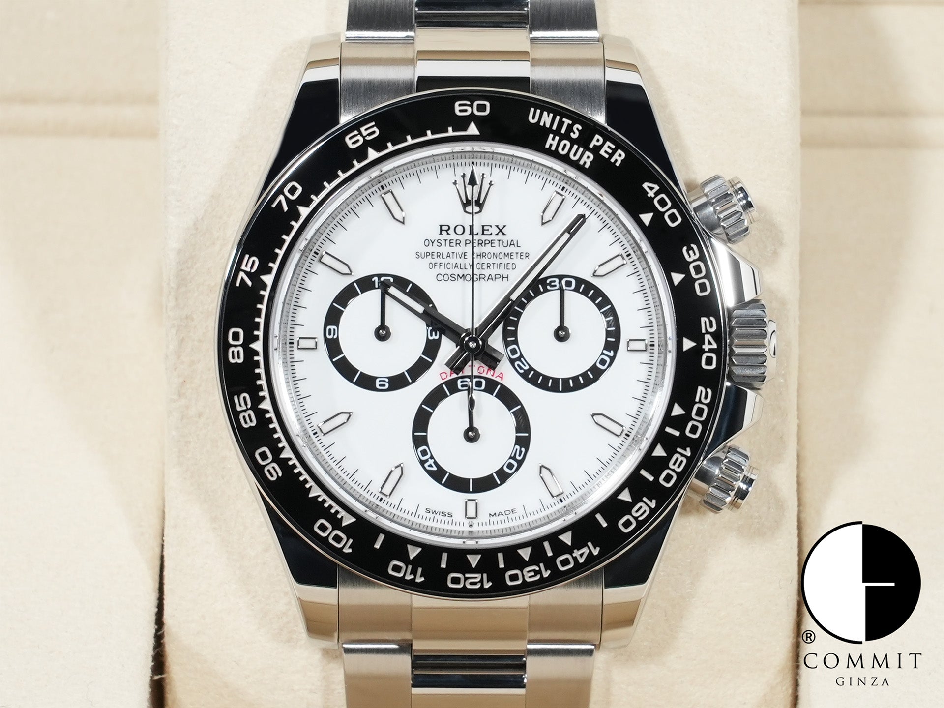 ロレックス デイトナ Ref.126500LN SS ホワイト文字盤 美品 3upafhps