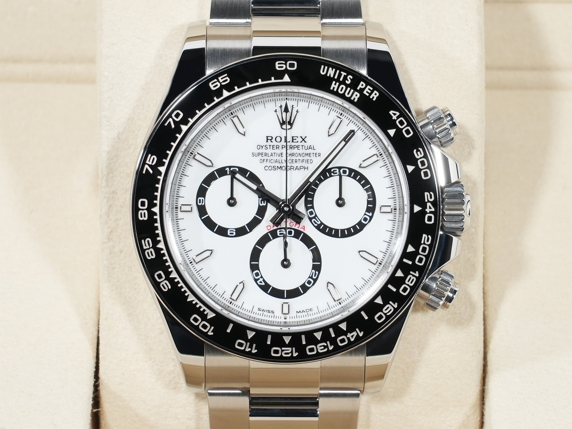 ロレックス デイトナ Ref.126500LN SS ホワイト文字盤 美品 3upafhps