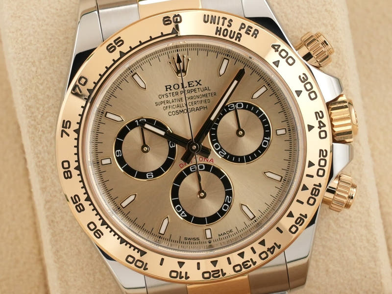 ロレックス デイトナ Ref.126503 SS/YG シャンパン文字盤 美品 48aavddh