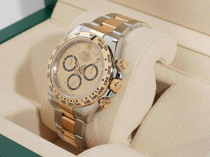 Rolex Daytona Ref. 126503 Stainless Steel/Yellow Gold Champagne Dial