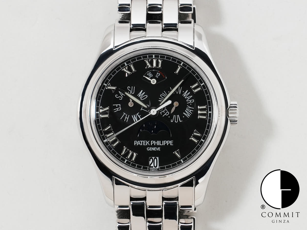 Patek Philippe Annual Calendar Moon Phase Ref.5036/1G-013 18KWG Black Dial Good Condition ywuysj6c